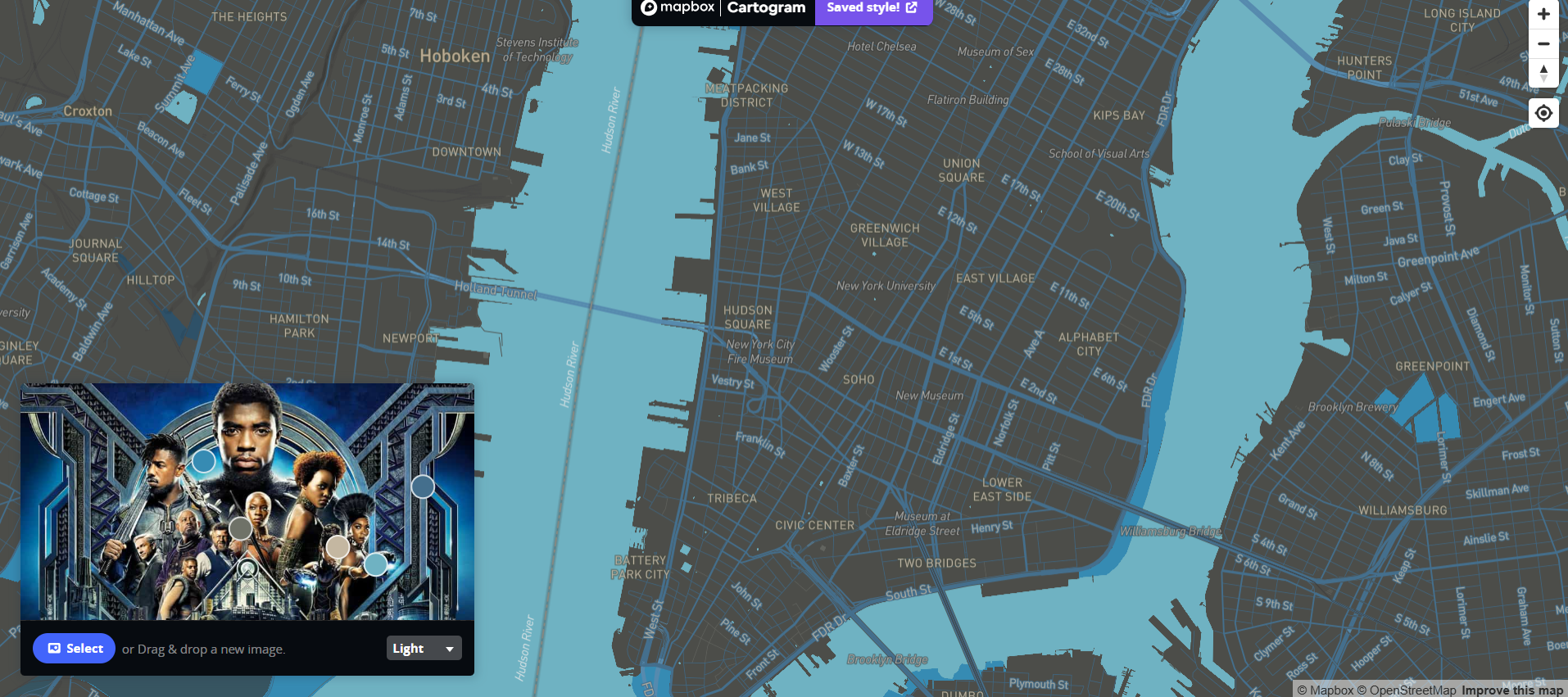 Black Panther Pic Light